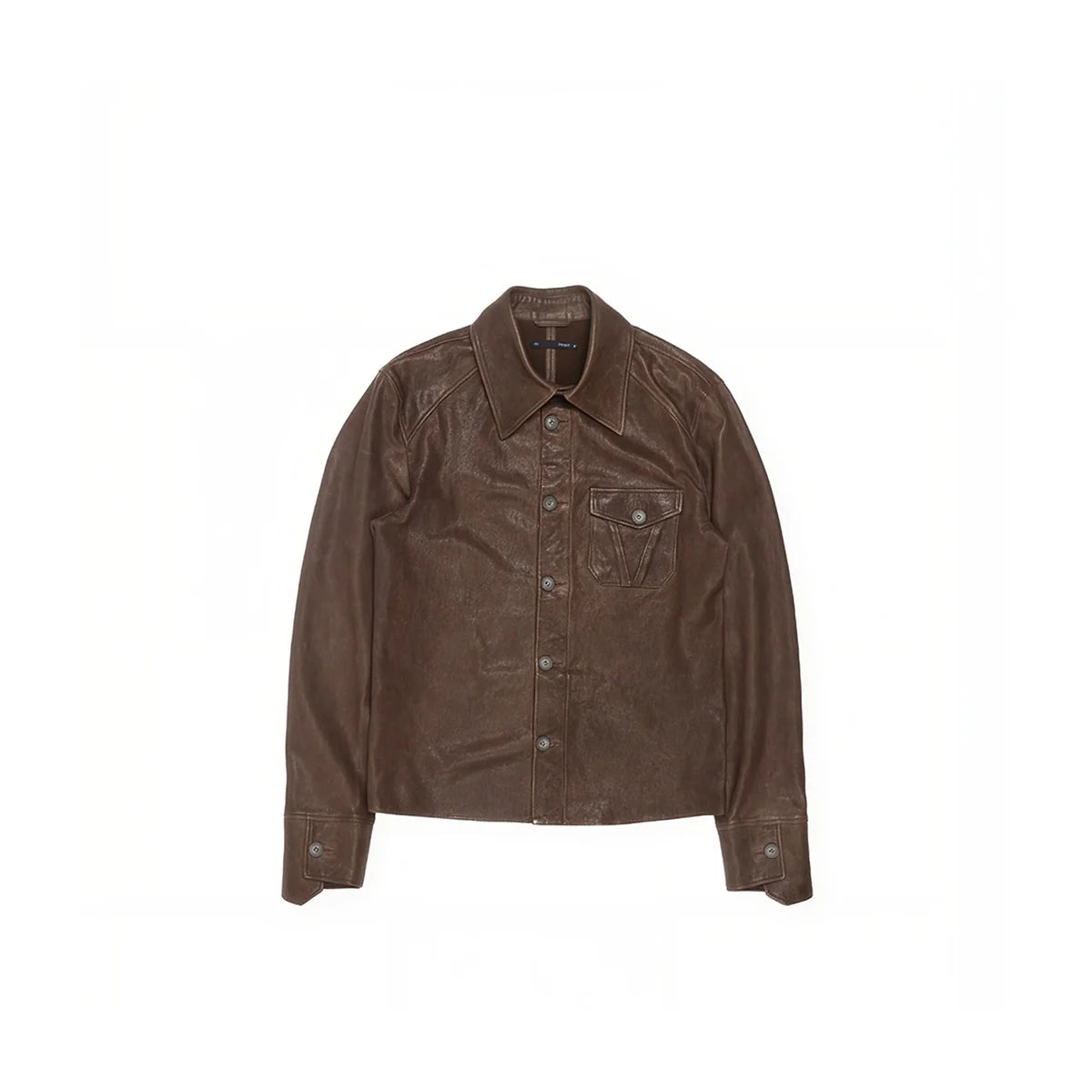 VIVET Leather Button Down Regular Fit