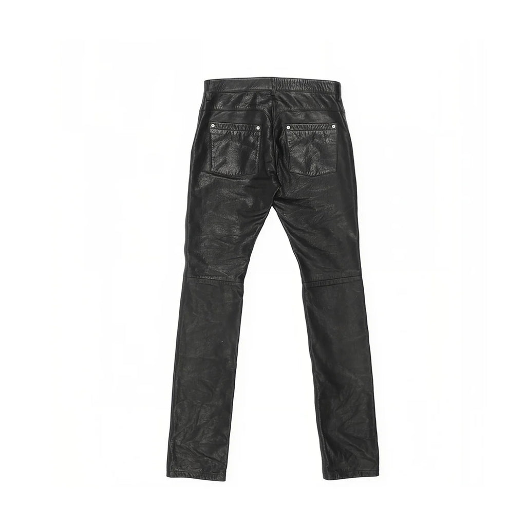 VIVET Slim Fit Leather Pants
